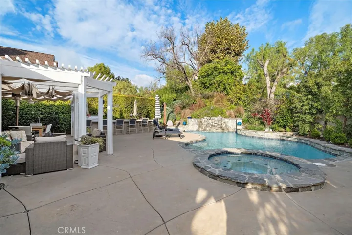 Entertainers backyard.