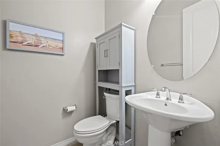 downstairs powder room