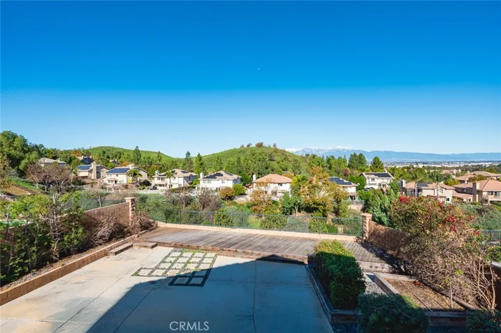View from upstairs patio