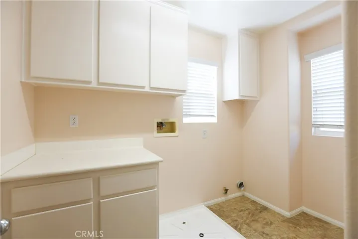 Upstairs laundry room