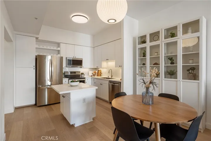 Kitchen and dining area