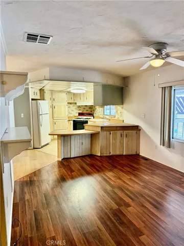 kitchen & family room