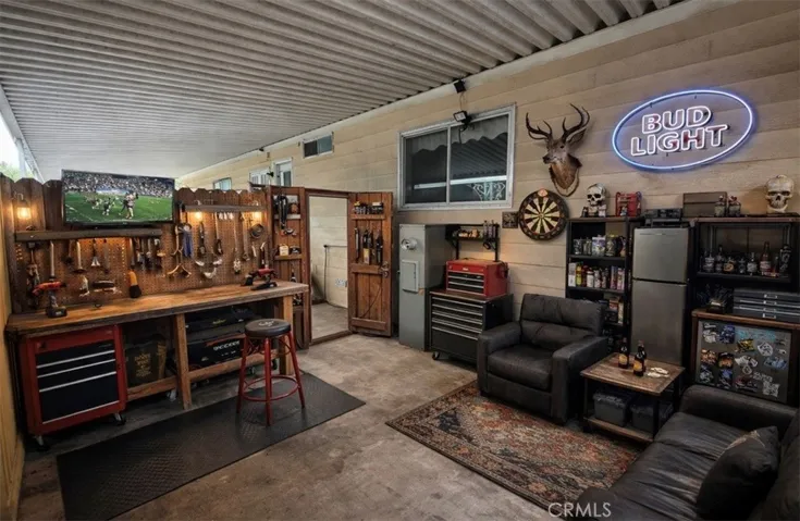 work area digitally staged