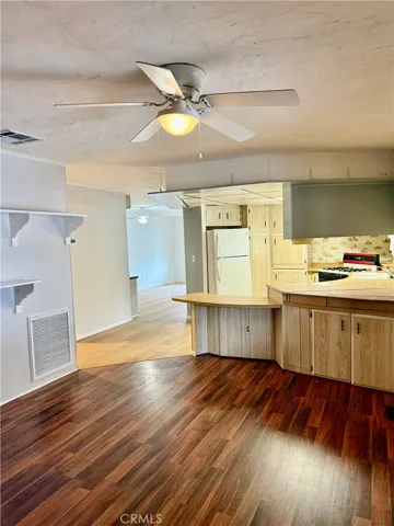 family room & kitchen