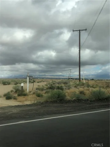 close to the paved road