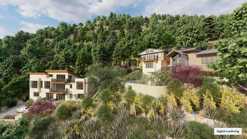 Digital rendering of 27631 and 27635 homes