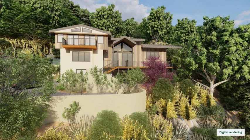 Digital rendering of the house plans