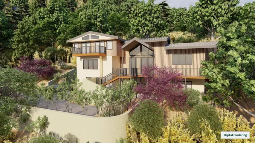 Digital rendering of front of the house