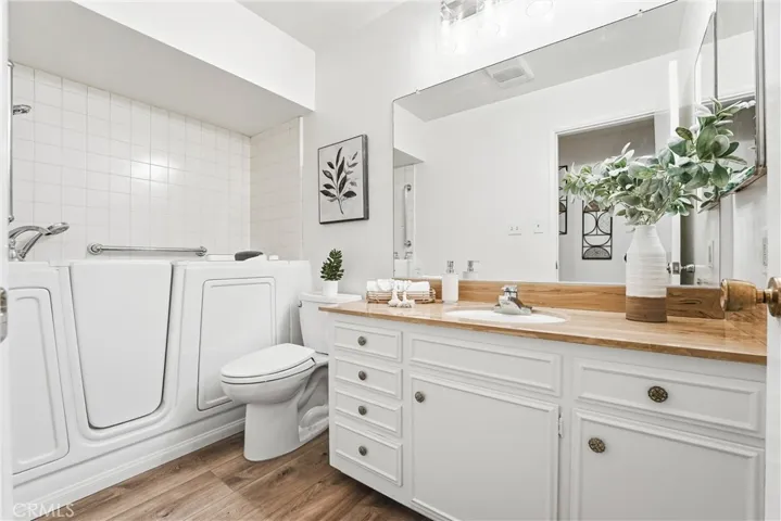 Downstairs Bathroom #2 is in the hallway off the bedrooms!