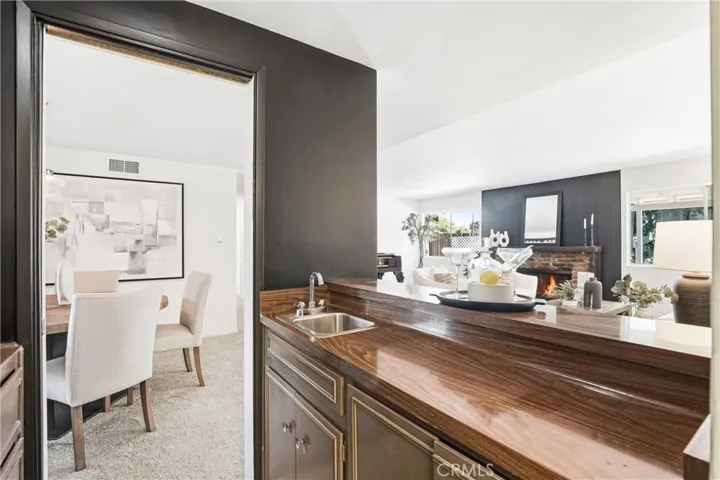 Views of the Formal Living and Dining Rooms from the bar!