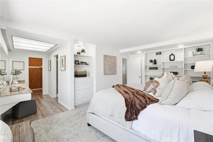 Attached En Suite with sink, shower/toilet room, and a large cedar-lined walk-in closet!