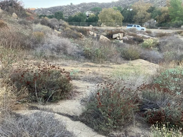 flat area at the bottom of lot