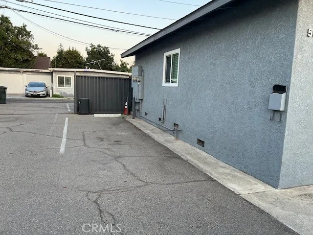 parking space inside the gate