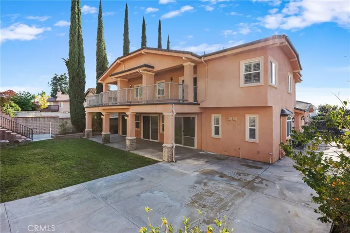 View of back of property