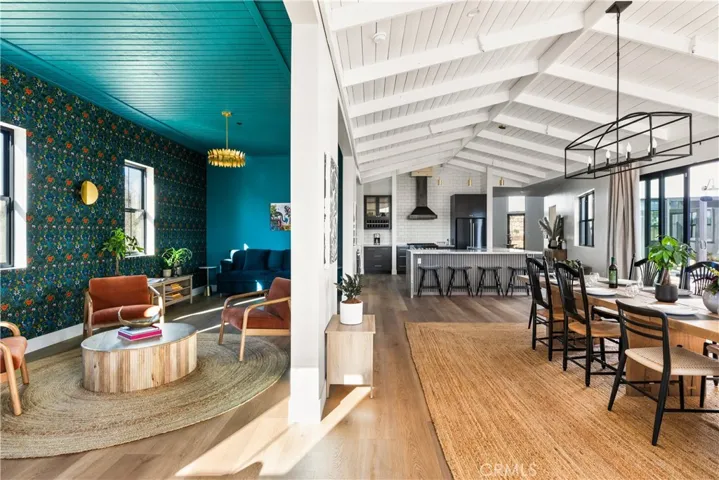 Great Room, Dining Area and Kitchen