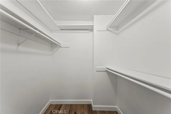 Master bed closet