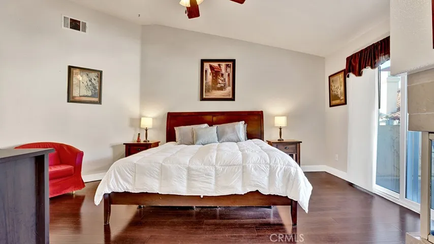Another view of the primary bedroom.