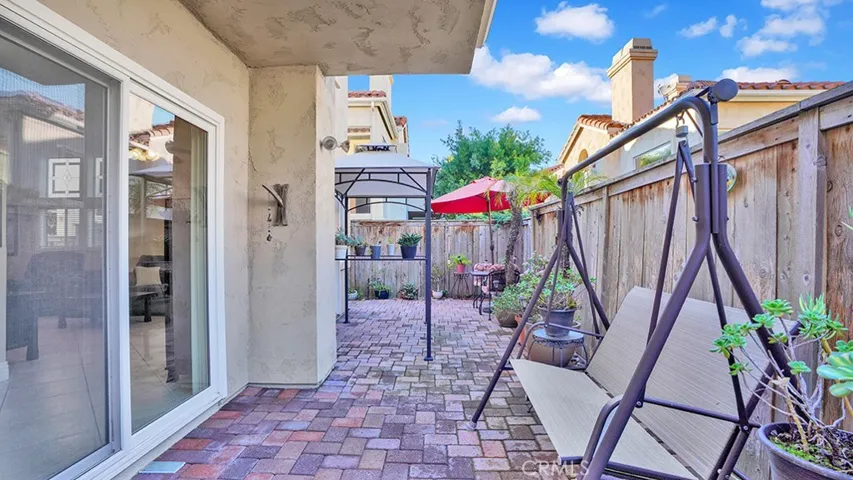 Your private backyard has plenty of space to entertain and enjoy the Southern California weather all year long.