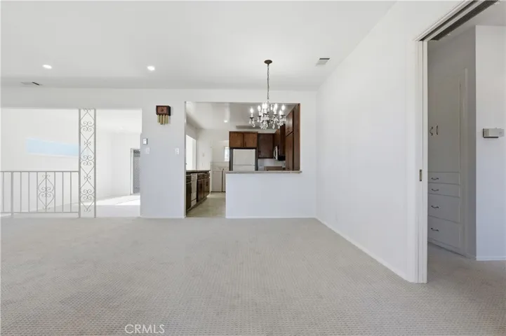 Dining attached to living room