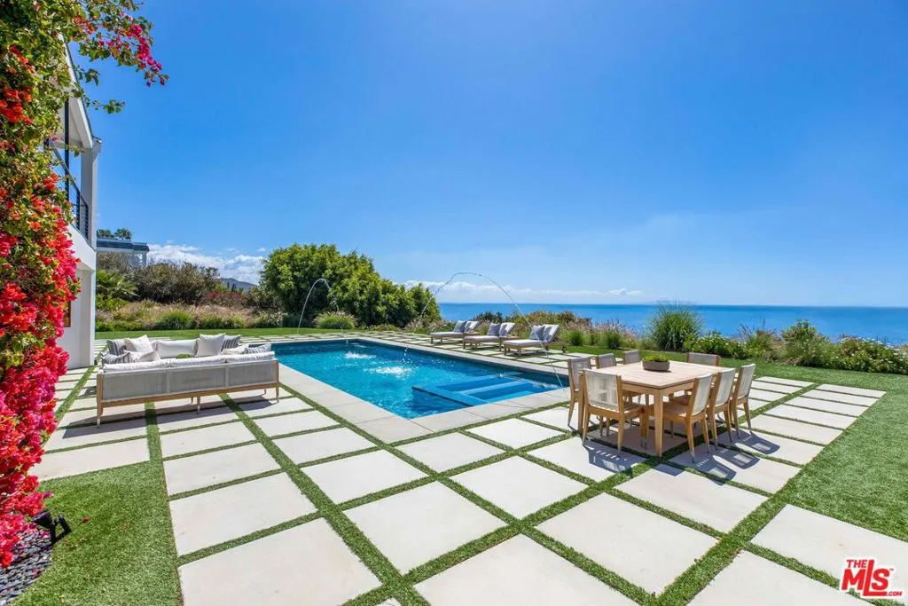 ocean view with hedge cut down