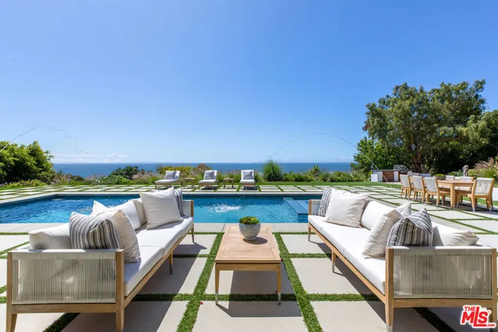ocean view with hedge cut down