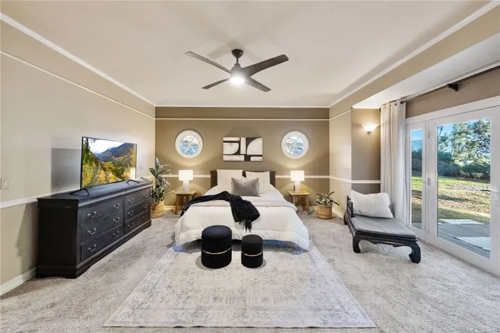 Downstairs primary suite