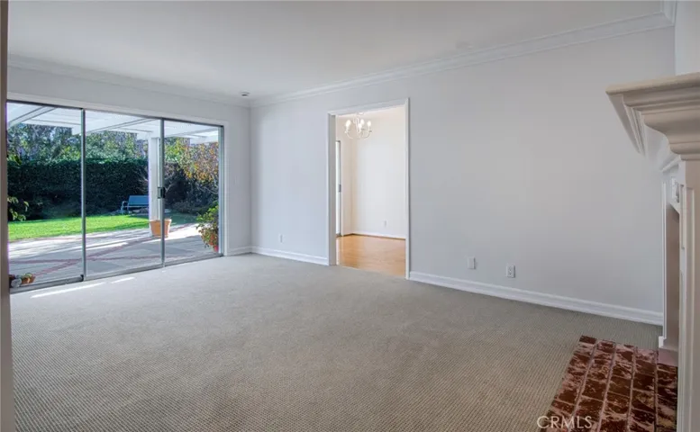 Family room off kitchen