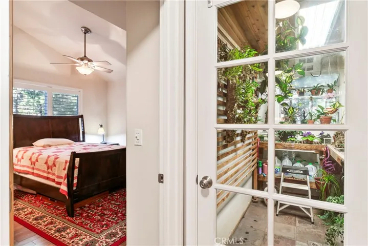 Bedroom 2 and door to green room!