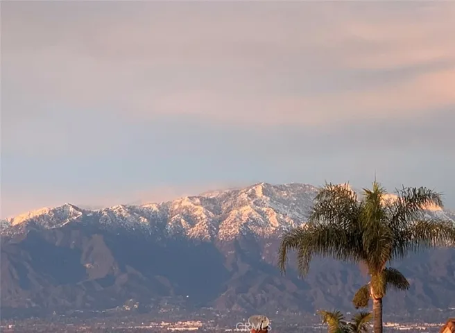 View of Snow-Capped Mountains from the Patio