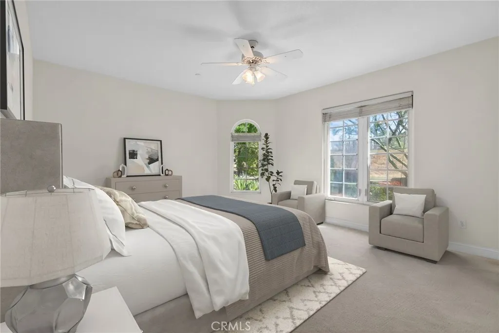 Digitially altered to demonstrate the space furnished.  Vacant space photo provided adjacent hereto.