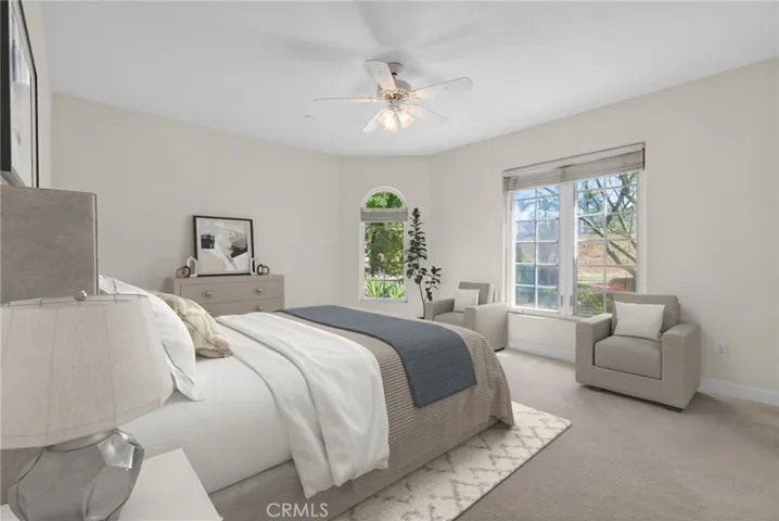 Digitially altered to demonstrate the space furnished.  Vacant space photo provided adjacent hereto.