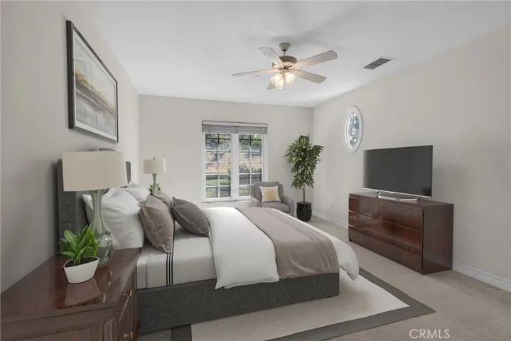 Digitially altered to demonstrate the space furnished.  Vacant space photo provided adjacent hereto.