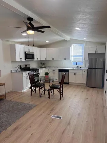 New kitchen, laminate flooring throughout the whole home, new windows, and so much more.