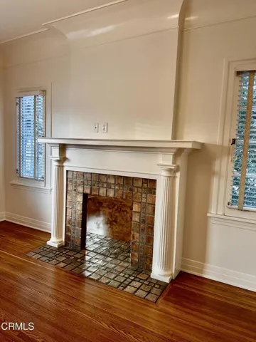 Batchelder tile fireplace