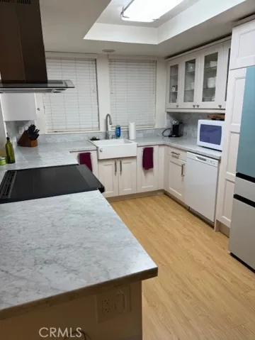 Remodeled Kitchen Open to Living Room