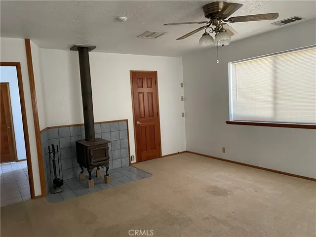Primary Suite with pellet stove