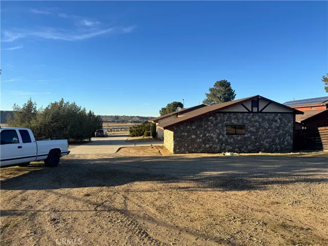 Side view of Garage
