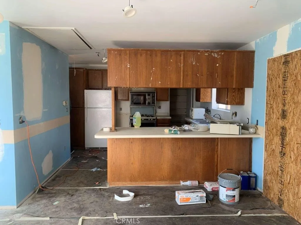 Original kitchen on the top level