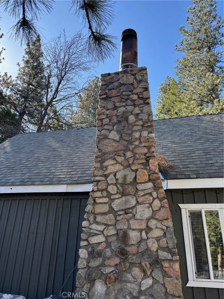 Vintage Rock Fireplace