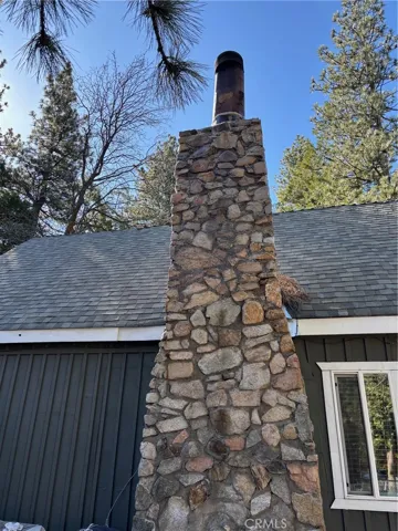 Vintage Rock Fireplace