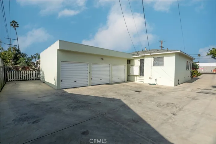 3 One Car garages. Unit 
C has One Car Garage and exterior space on the left.