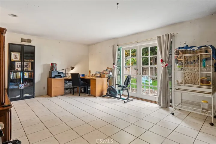 FAMILY RM W/FRENCH DOORS