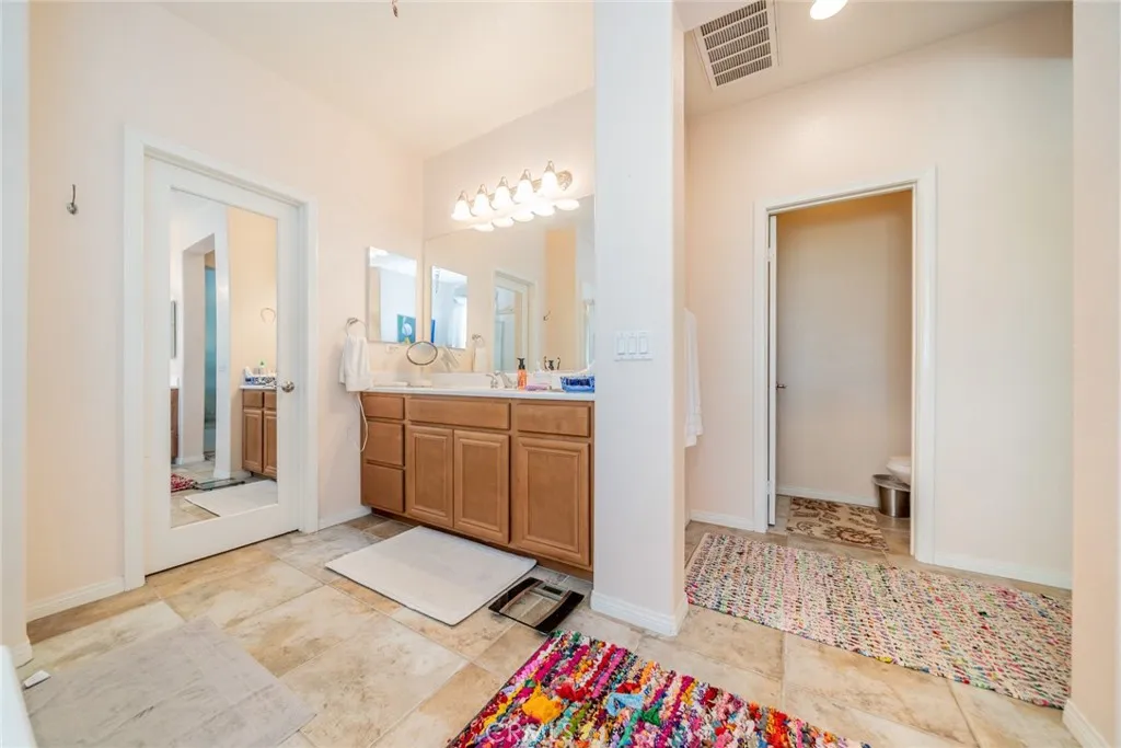 Primary Bath with Walk huge Walk in Closet