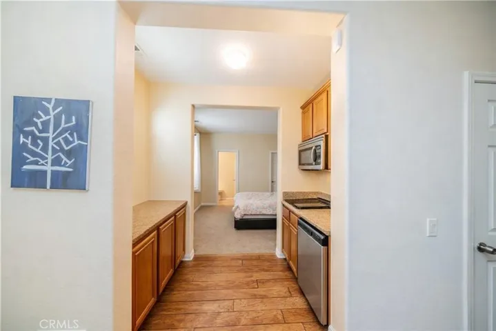 Next-Gen Suite Kitchenette Mini Fridge, Microwave, Electric stove top.