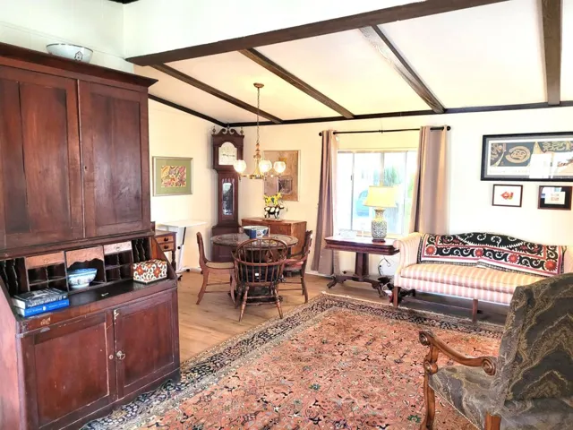 Expansive Living Room with Dining Area
