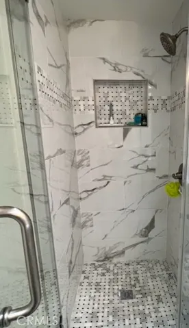 Hall Bath with Walk In Shower.