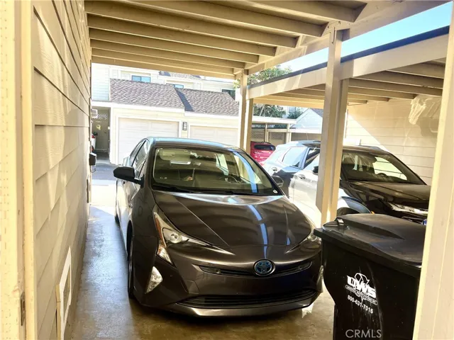Carport and one-car garage