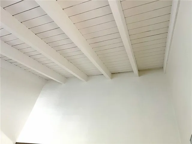 Vaulted and beam ceiling