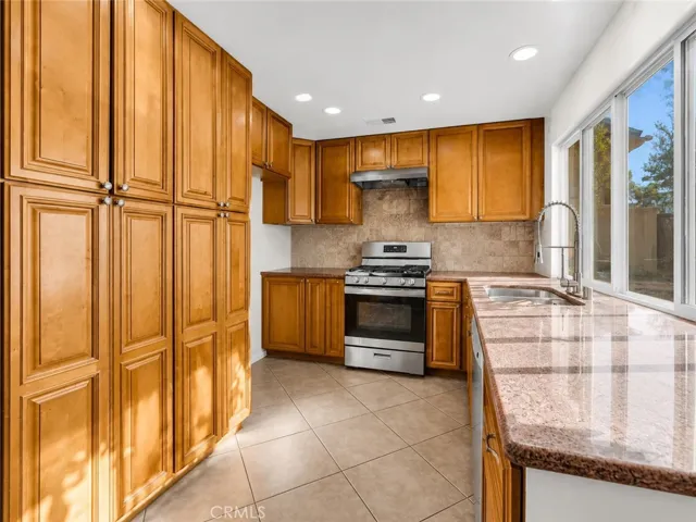 Kitchen with plenty of natural light