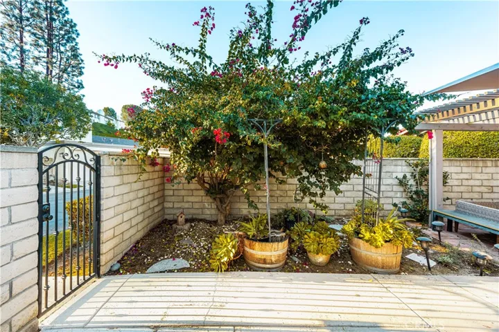 Private patio